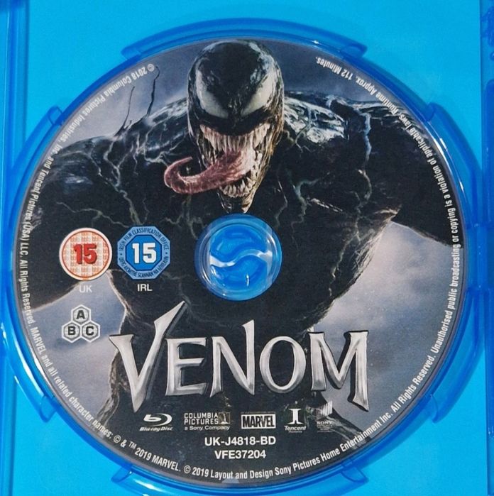 Venom Blu-ray (2019) Tom Hardy
