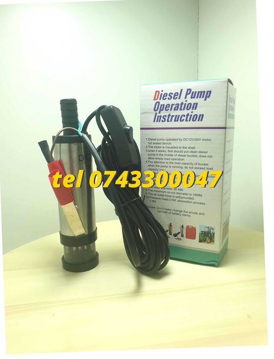 Nou Pompa Sumersibila  Alimentare La Masina Motorina  Apa Si Ulei