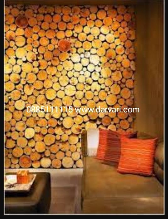 дървени шайби от различни видове дървесина