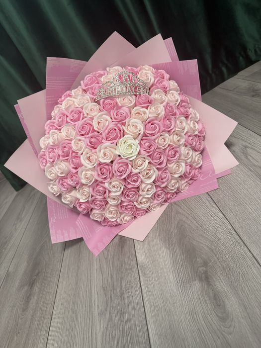 Buchet 101 trandafiri de sapun