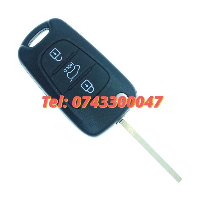 Carcasa Telecomanda Auto Tip Briceag, Hyundai I30 - Ix35, Trei Butoane Cc139 Carcasa Telecomanda Blank 2 Butoane Briceag