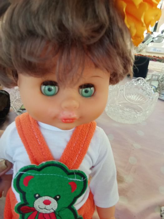 Катер СССР , пупсик ГДР , кукла ГДР 43 см