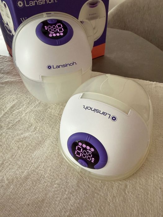 Преносима двойна електрическа помпа за кърма Lansinoh - Hands - free + Подарък