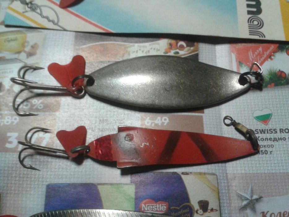 Блесни клатушки щукарски-руски и чешки 38-40 грамови