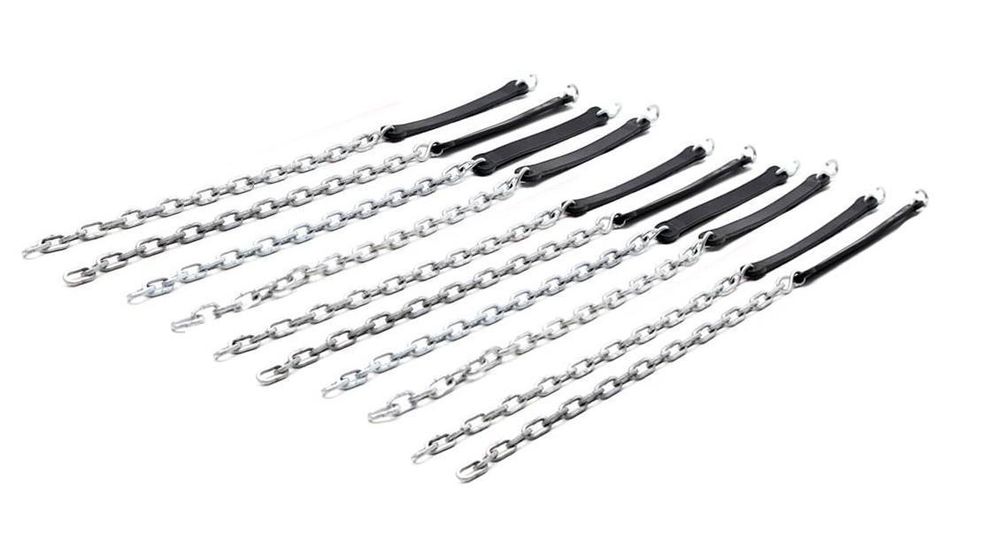 вериги за сняг метални 10 броя тип прешлен подходящи за гуми от 13 ...