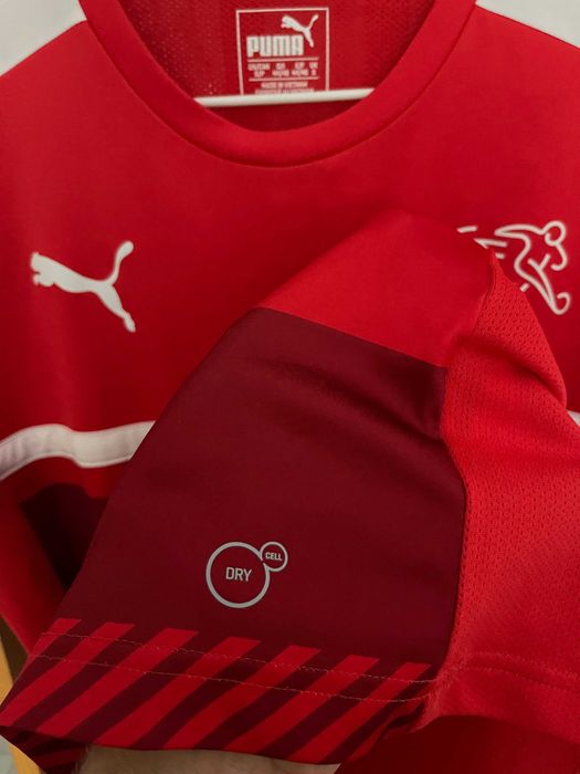Tricou fotbal Elveția Puma training S original roșu Switzerland