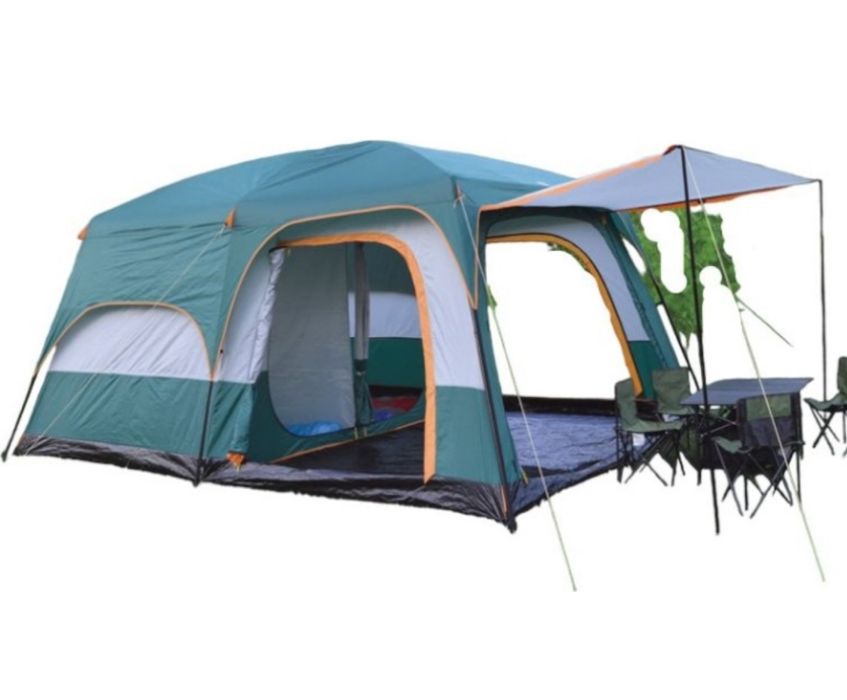 Палатка с полом, стол и стулья