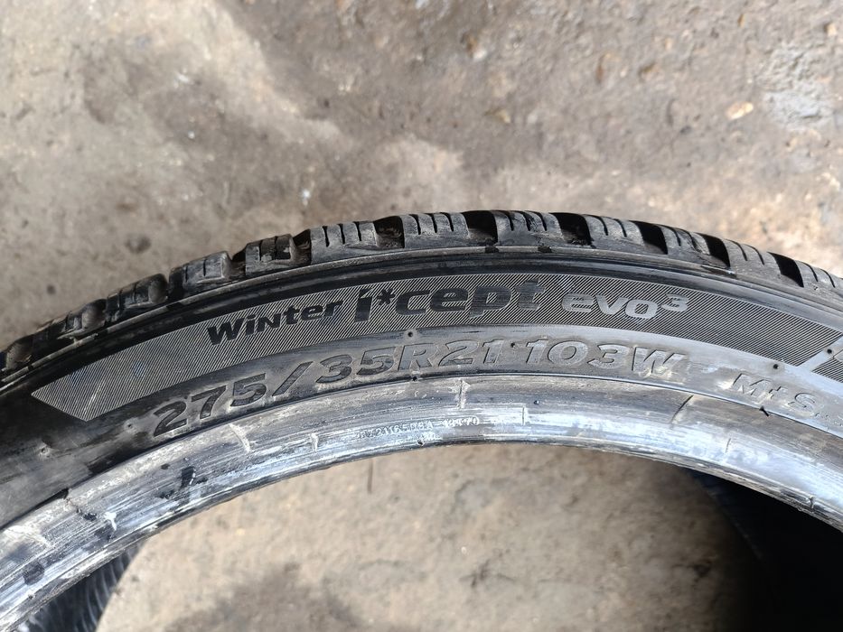 Зимни гуми -2022г.-21цола-275/35-1бр.-100лв." HANKOOK"