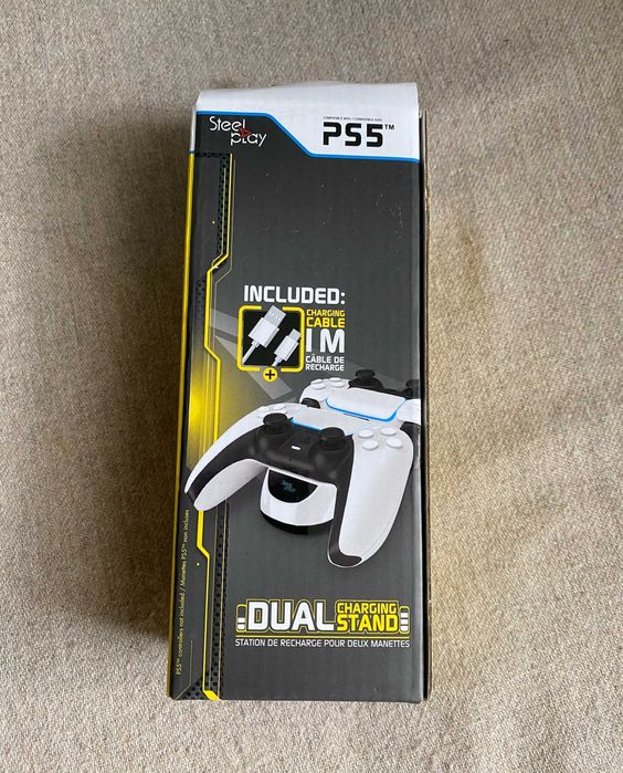 Statie incarcare controllere Dual Charging Steelplay PlayStation 5