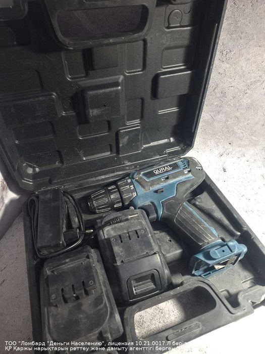 Шуруповерт Qural CD Q2410Li Петропавловск Букетова 53 лот 762391