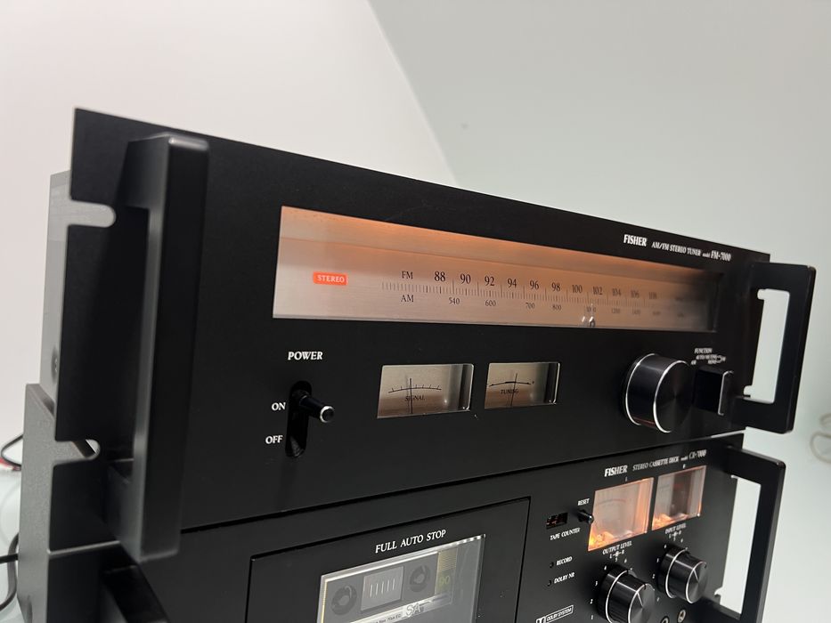 Deck Fisher CR-7000 si Tuner Fisher FM-7000