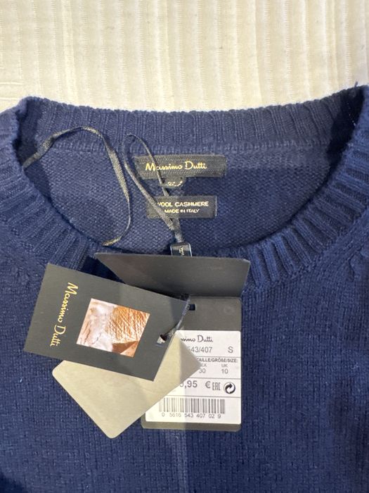 Нов с етикет! Massimo Dutti пуловер - вълна и кашмир