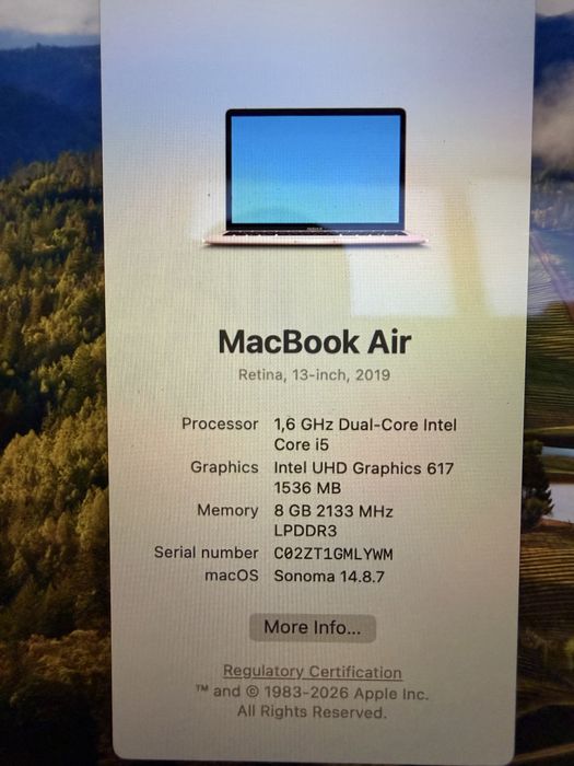 Macbook air 13 2019