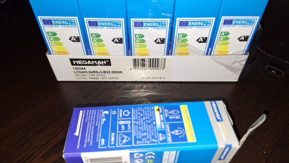10 Becuri LED 3.8w economice dulie B22