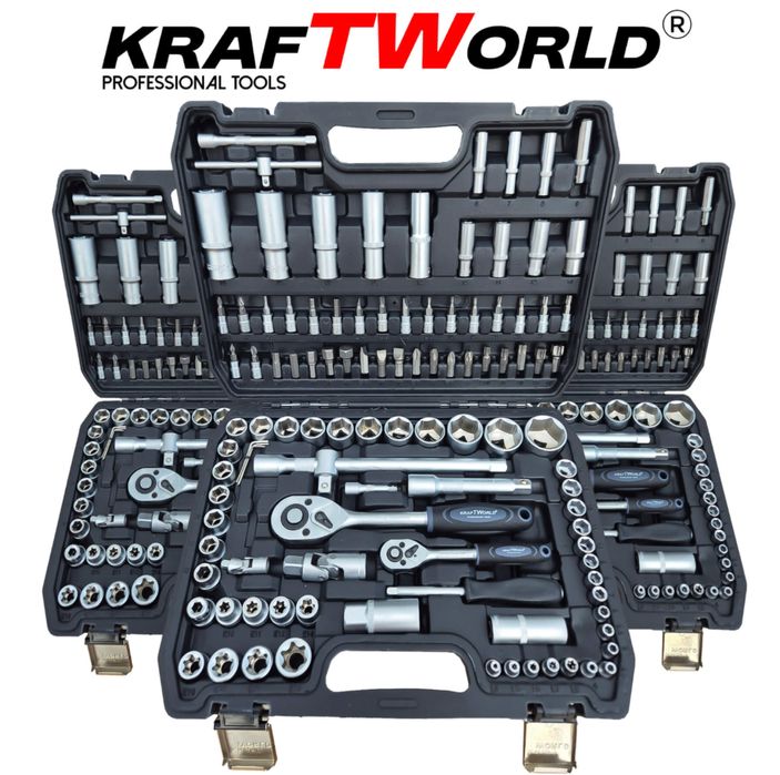 Немско професионално  Гедоре със 108 Части Kraft  – Високо Качество!