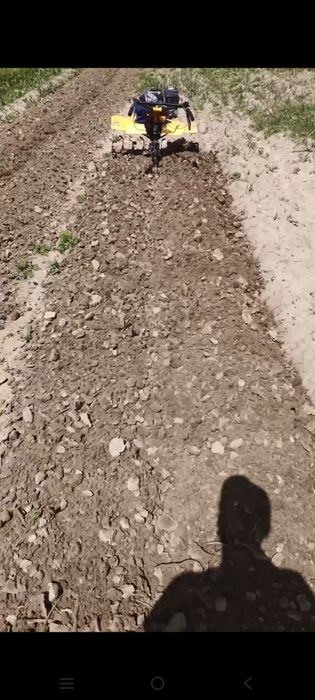 Спашка огородов на МОТО блоке