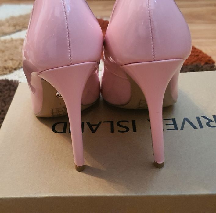 Pantofi stiletto baby pink