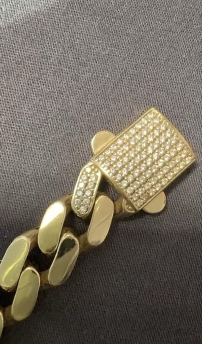 Vand lant aur 14 k Cuban  / 410 lei gram