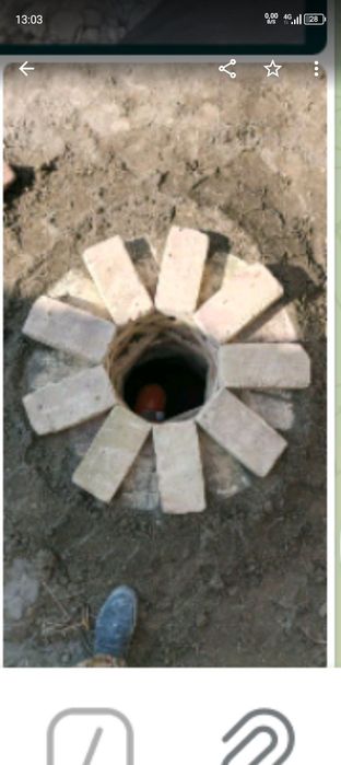 Куза шаклидаги калодис казамиз сув чикгунча сифатига гарантия бэрамиз.