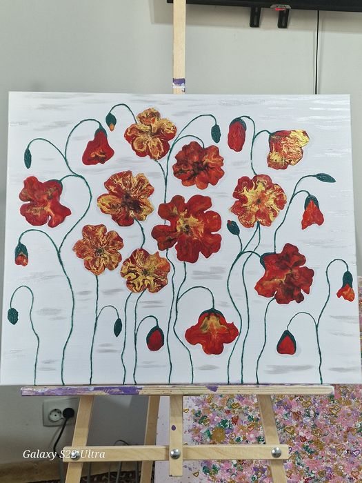 "МАКИ" Интерьерная живопись.