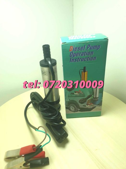 pompa camioane pentru transfer combustibil 12V 15l min