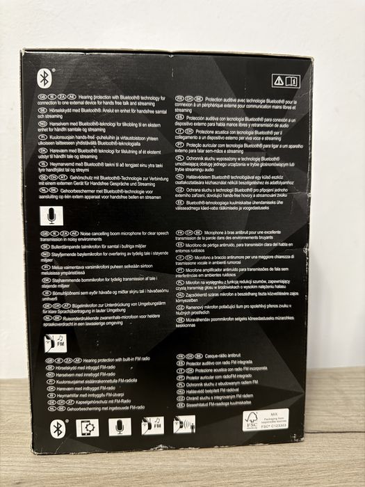 Căști 3M Peltor MRX21A5WS6 WS Alert XP, 30 dB, Bluetooth, aplicație mobilă, bandă de susținere.sigilat