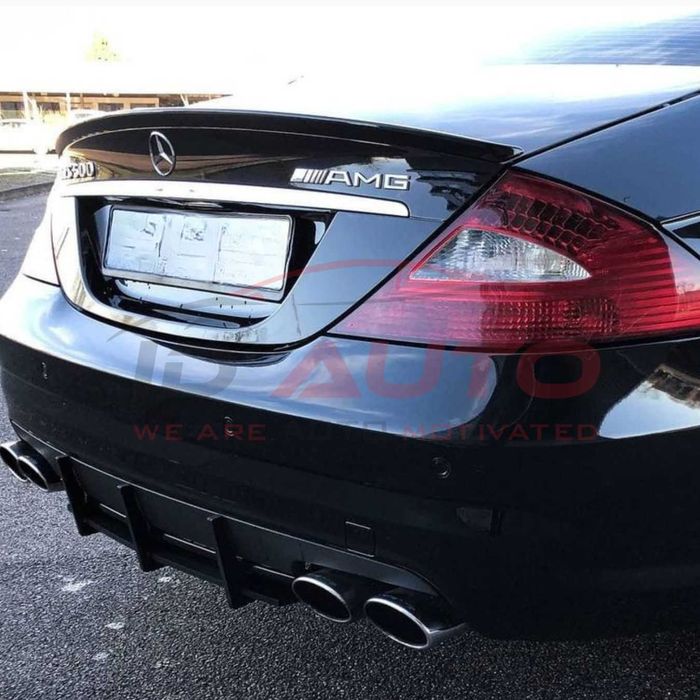 Спойлер за багажник Mercedes CLS W219 (2004–2010) – Черен гланц