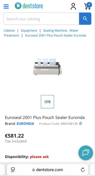 Sigilator pungi Euronda Euroseal 2001 plus dental stomatologie clinica