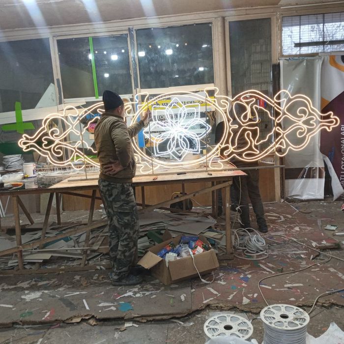 Tashqi Reklama xizmatlari Наружная реклама Объемные буквы