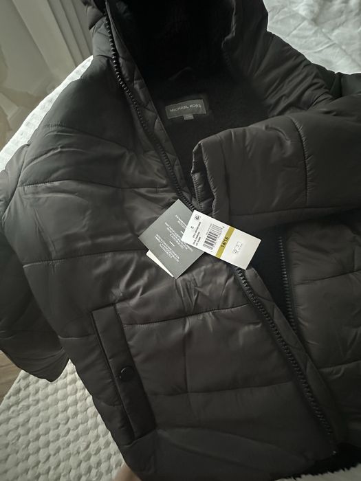 Geaca Michael Kors baieti, noua, cu eticheta, gri, marime 14-16 ani