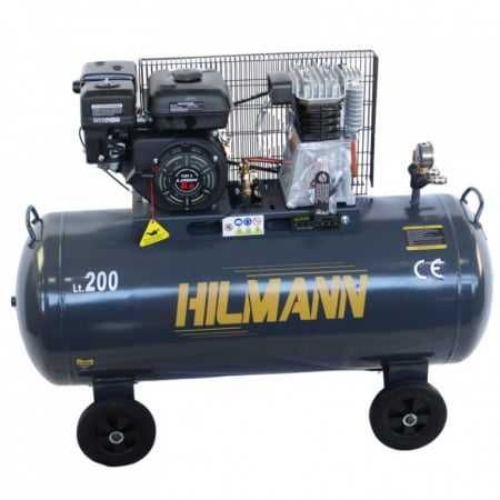 Motocompresor 200L, 6.5CP pe benzină 10 bar, HL9047