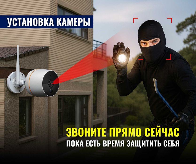 Монтаж Камера Видеонаблюдения Дома И Офиса Установка Камер Под Ключ