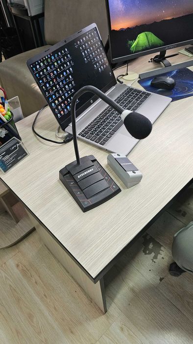 STELBERRY S-400 mijoz-kassir interkomi kassir va mijoz o’rtasida ovoz