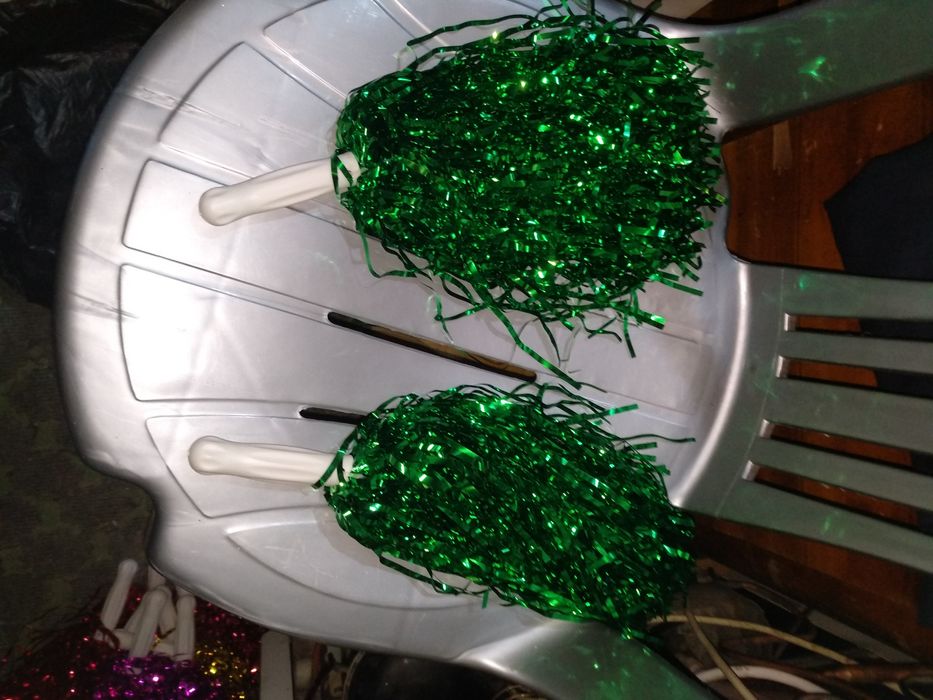 Мишура с ручкой на палочке