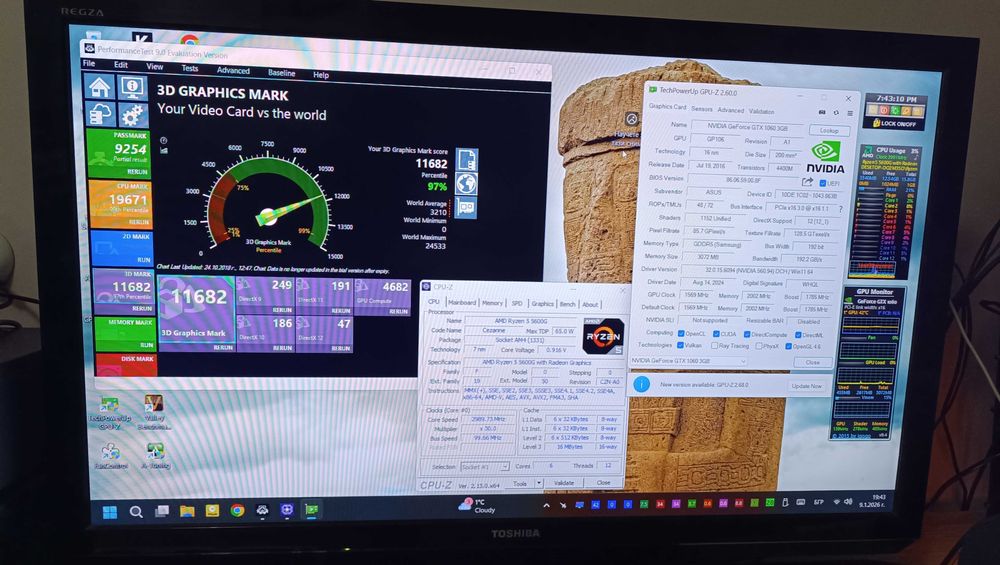 видеокарта ASUS GeForce GTX 1060 Dual OC 3GB GDDR5 DUAL-GTX1060-O3G
