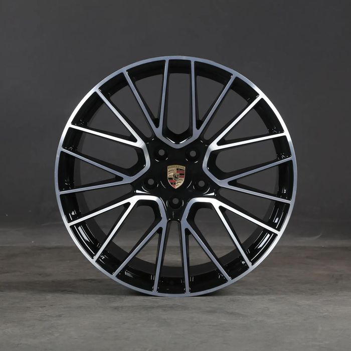 Jante Porsche 21 R21Panamera porsche cayenne negru lucios PORSCHE anvelope vara sau iarna incluse in pret jante in doua latimi