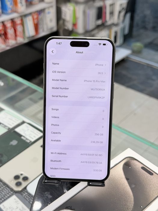 Apple iPhone 15 Pro Max 256GB Natural Titanium