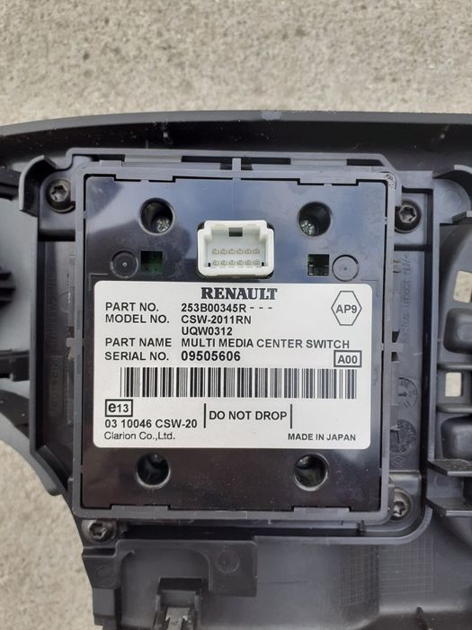 Joystick Maneta Buton Butoane comanda Navigație GPS Renault Megane 3