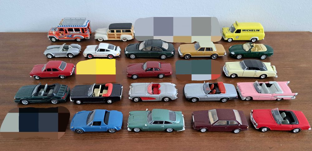 Machete la scara 1:43, diferite modele