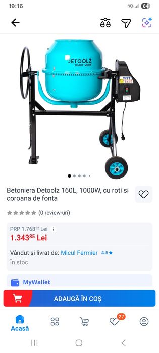 Betoniera de vânzare!!!