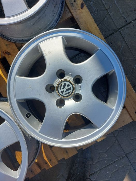 4ри бр алуминиеви джанти 14цола 5×100; ет 38; 57.1мм,оригинални,немски