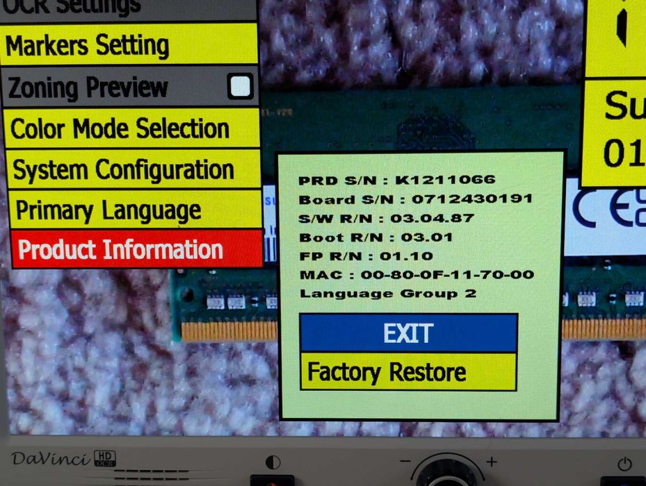 Lupa digitala / microscop Enhanced Vision DaVinci 24″ HD