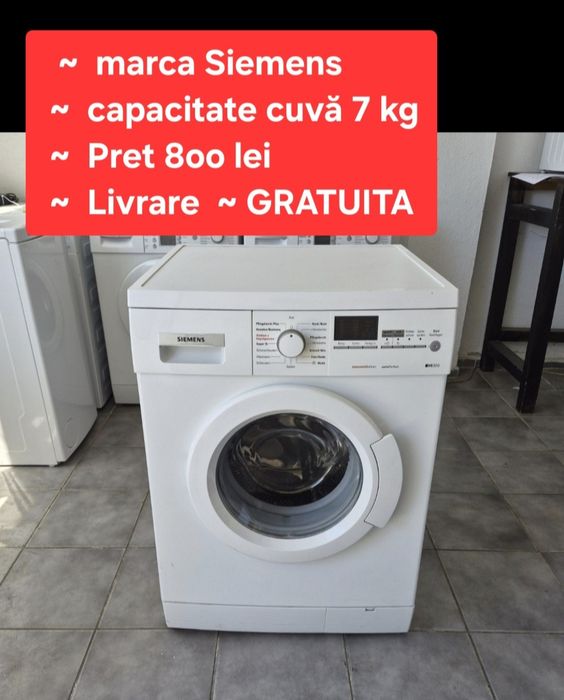 Masina de spalat Siemens.  7 kg.