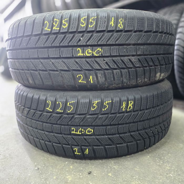 2x 225/55/18 M+S CONTINENTAL 2021 Stare excelenta
