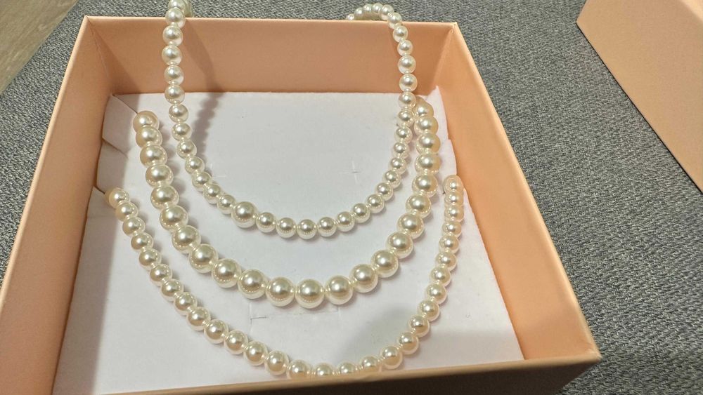 lantisor argint, perle SPLENDOR