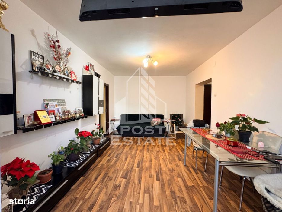 Apartament cu 2 camere, renovat, etaj 3/4, zona Solventul in Timisoara