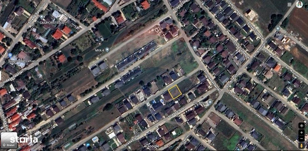 Teren intravilan 585 mp / de vanzare / Berceni / Strada Independentei