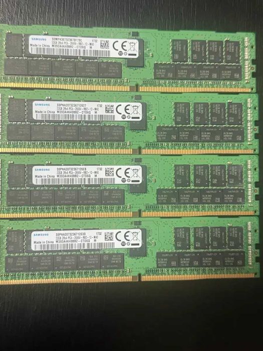 384GB Samsung Lenovo 32GB DDR4 2666MHz M393A4K40BB2-CTD6Q ECC Registered