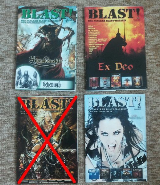 Списания / каталози на NUCLEAR BLAST Nigtwish, Edguy, Children O