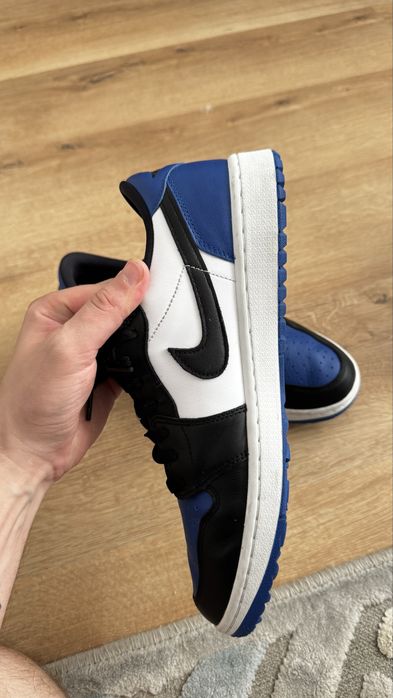 Jordan 1 Golf Low Royal Toe 45.5